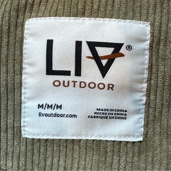 Women's Tan Corduroy Puffer Vest - Picture 2 of 3